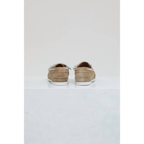 NEW CLOSED men's boat shoe in flint grey - Picture 2 of 3